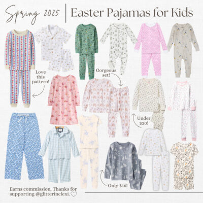 The Cutest Easter Pajamas for Kids - Spring PJs for Baby Toddler and Children - GLITTERINC.COM