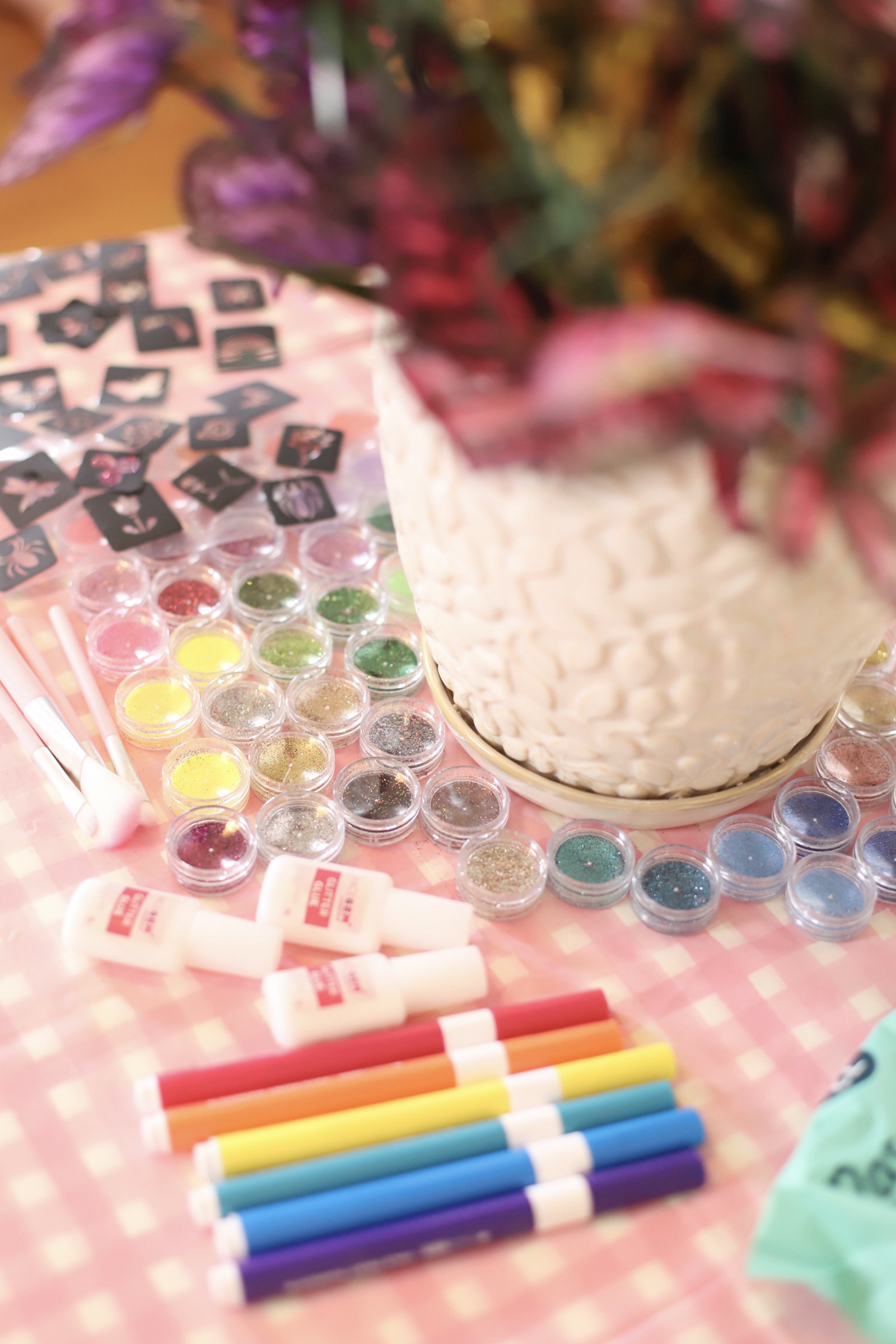 Bug-Themed 4th Birthday Party Ideas (So Cute & Easy!) - glitter tattoos for kids - glitterinc.com