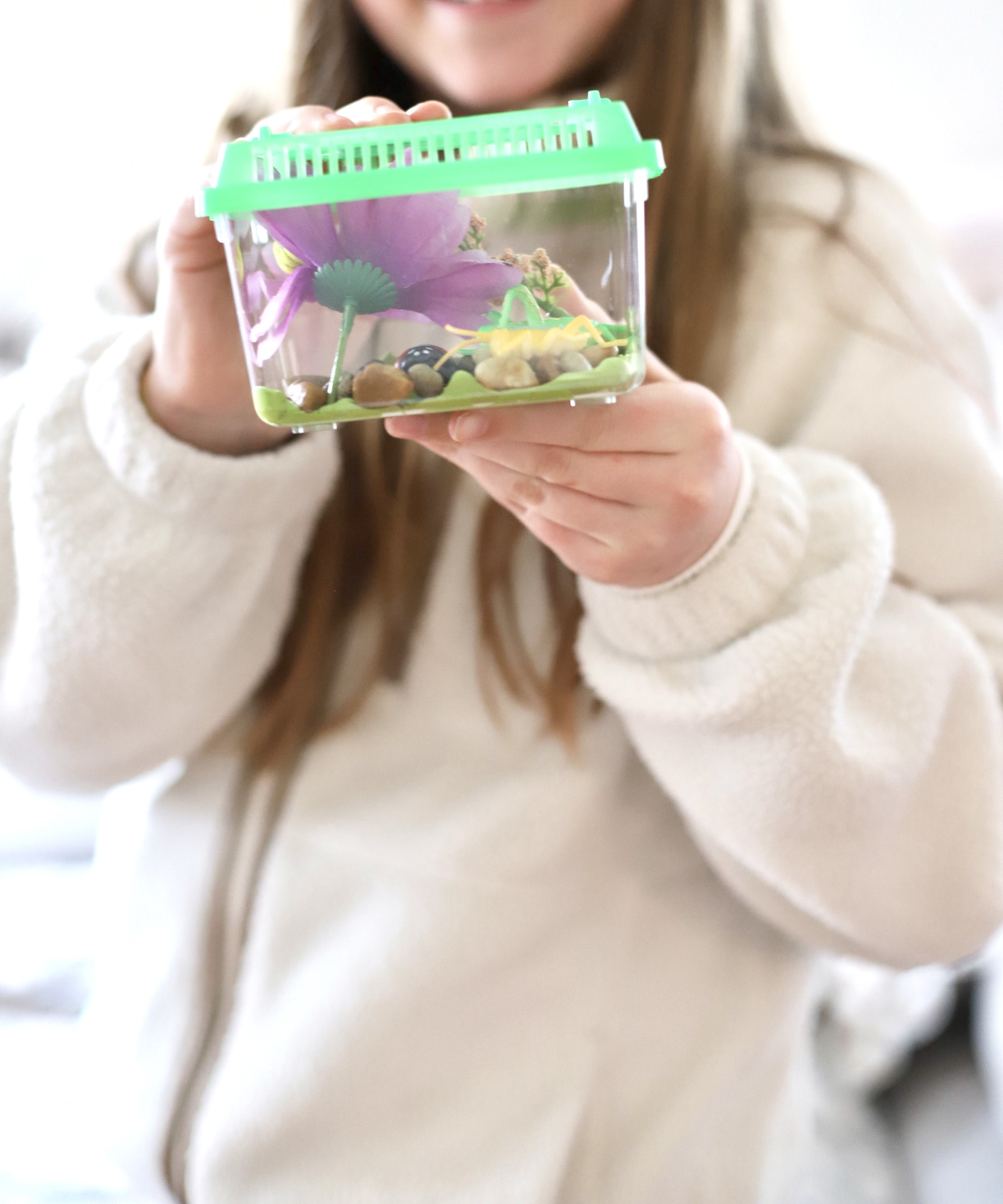 Bug-tastic Bug-themed kids birthday party decor and party activity - Bug Terrarium Craft and Bug Butterfly Dress-up Station - GLITTERINC.COM