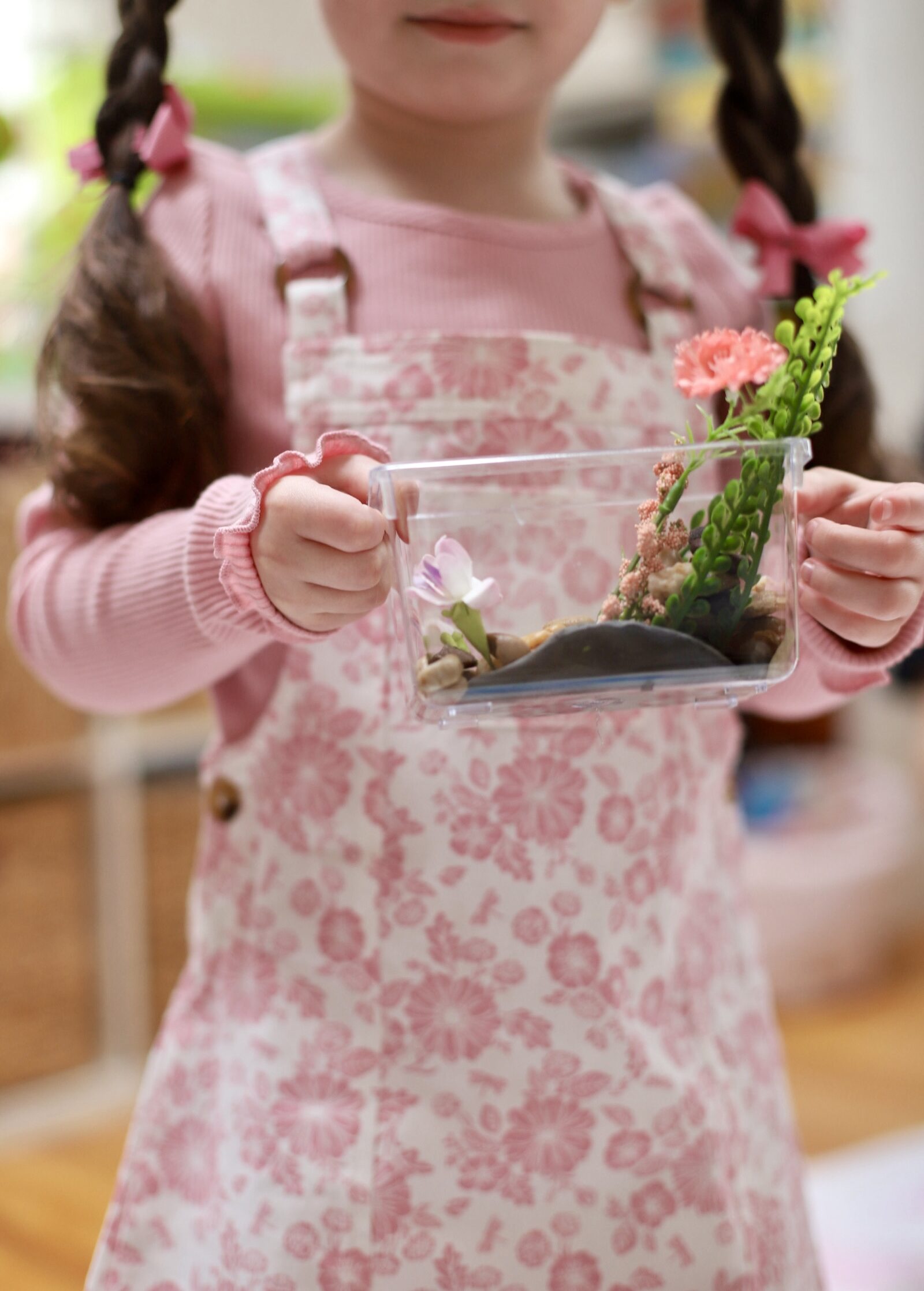 Bug-tastic Bug-themed kids birthday party decor and party activity - Bug Terrarium Craft and Bug Butterfly Dress-up Station - GLITTERINC.COM