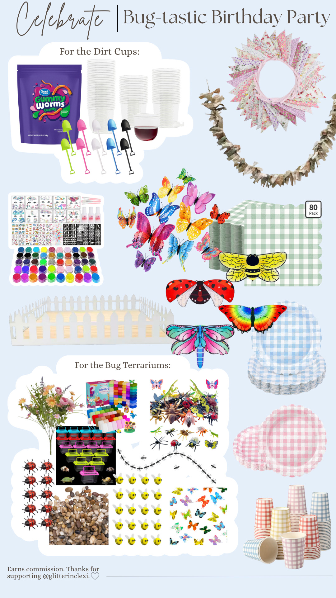 Big-tastic Bug-themed kids birthday party decor and party activity 